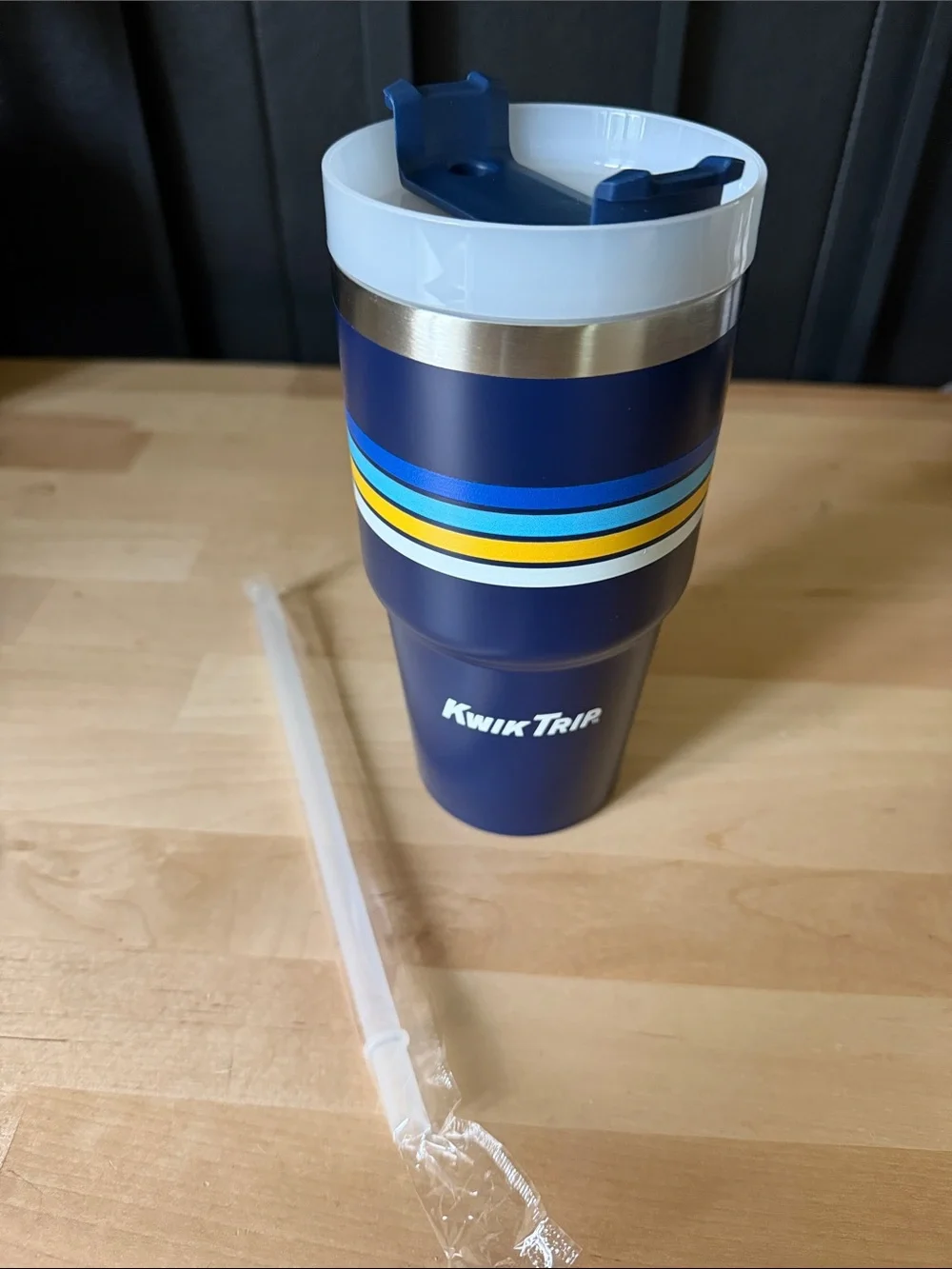 Milwaukee Brewers Tumbler with Straw, New!